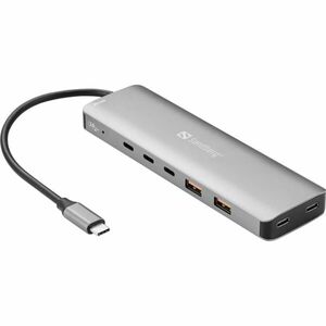 Sandberg usb-c to 5xusb-c+2xusb-a 100w 136-79 kép