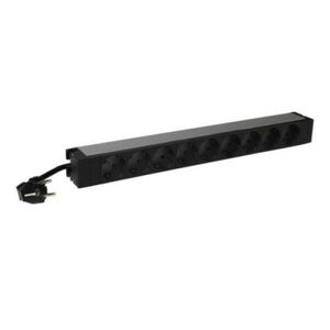Legrand 646812 19" 1U 16A 230V 9x Schuko aljzat CEE7/7 csatl... kép