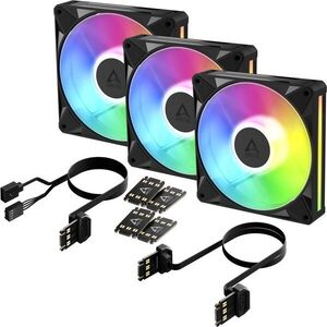 ARCTIC BioniX P14 A-RGB 3-Pack, Black kép