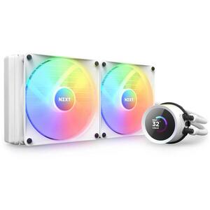 NZXT KRAKEN 280 RGB Matte White kép