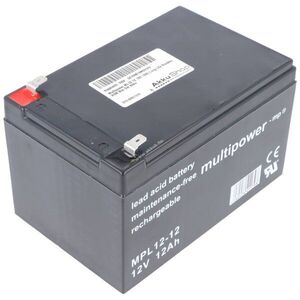 Multipower ML12-12 12V 12Ah akku AGM ólom-zselés kép