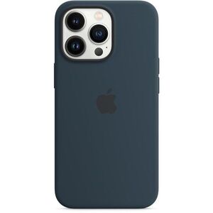 Apple iPhone 13 Pro Max mélytengeri kék szilikon MagSafe tok kép