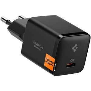 Spigen Essential 30W Wall Charger EE301EU All Black kép