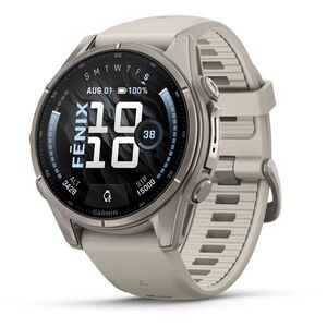 Garmin Fenix 9, 43 mm, AMOLED, Titanium Fog Gray kép