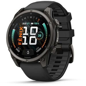Garmin Fenix 9, 47 mm, AMOLED, Carbon Gray DLC, Titanium Black kép