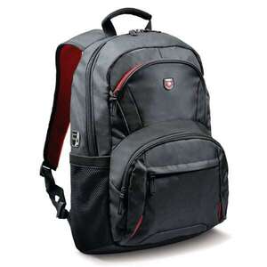 PORT Notebook hátizsák Houston 15.6'' fekete/piros (110265) kép