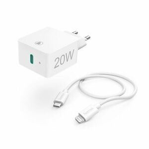 Hama 201620 Lightning - USB Type-C adatkábel, hálózati töltő kép