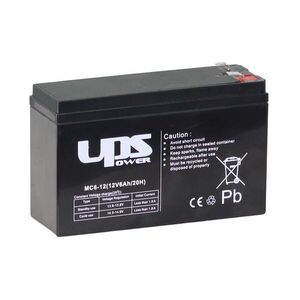 UPS Power MC6-12 12V 6Ah zselés akkumulátor kép