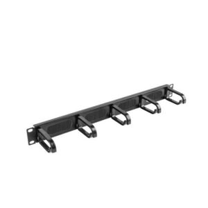 Lanberg AK-1203-B 19" 1U műanyag gyűrűs fekete kábelrendező... kép