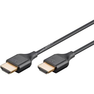 Goobay Standard Slim Ultra High-Speed HDMI kábel Ethernet 8K@60Hz 1m kép