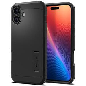 Spigen Tough Armor MagSafe Black iPhone 16 tok kép