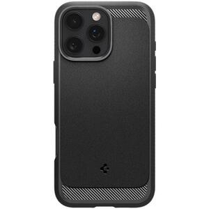 Spigen Rugged Armor MagSafe Matte Black iPhone 16 Pro tok kép
