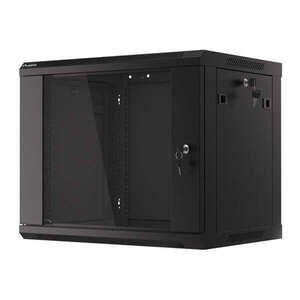 Lanberg 19" fali rack szekrény 9U 600x450mm - fekete kép