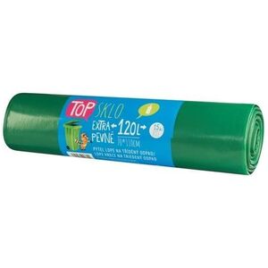 VIPOR LDPE Top üveghez 120 l, 15 db, zöld kép