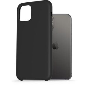 AlzaGuard Premium Liquid Silicon Case iPhone 11 Pro fekete tok kép