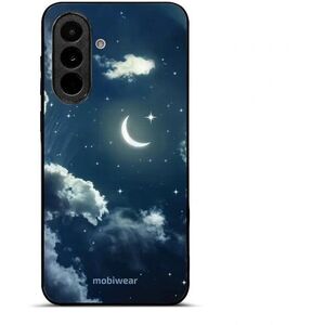 Mobiwear Glossy Samsung Galaxy A37 5G fényes tok - G048G, éjszakai égbolt és Hold kép
