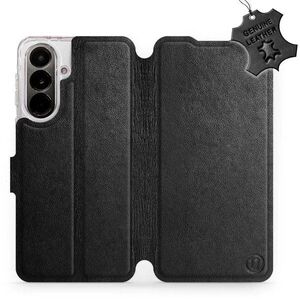 Mobiwear Kožené Flip pouzdro pro Samsung Galaxy A37 5G - černé kép