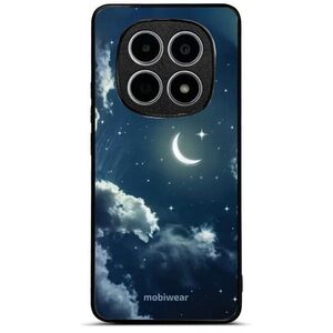 Mobiwear Glossy Xiaomi Redmi Note 15 4G fényes tok - G048G, éjszakai égbolt és Hold kép