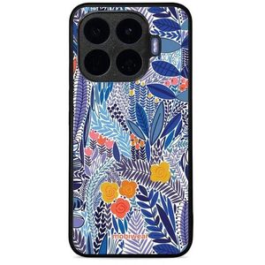 Mobiwear Glossy Xiaomi 17T fényes tok - G037G, kék virágok kép