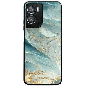 Mobiwear Glossy Motorola Moto G06 Power fényes tok - G022G, zöldes márvány kép
