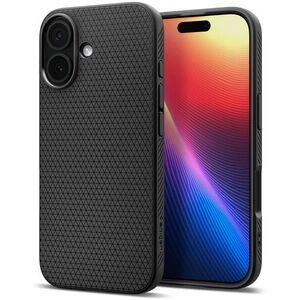 Spigen Liquid Air Matte Black iPhone 17 tok kép