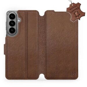 Mobiwear Kožené flip pouzdro pro Samsung Galaxy S26 Plus - hnědé kép
