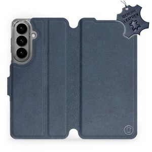 Mobiwear Kožené flip pouzdro pro Samsung Galaxy S26 Plus - modré kép