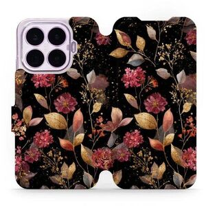 Mobiwear Flip pouzdro pro Xiaomi 17T - V171S zlatavé lístky kép