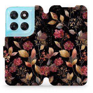 Mobiwear Flip pouzdro pro Motorola Moto G87 - V171S zlatavé lístky kép