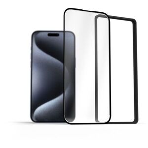 AlzaGuard Elite Resin Glass iPhone 15 Pro 3D üvegfólia kép