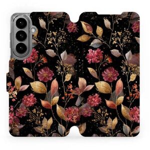 Mobiwear Flip pouzdro pro Samsung Galaxy S26 Plus - V171S zlatavé lístky kép