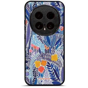Mobiwear Glossy Honor Magic8 Pro fényes tok - G037G, kék virágok kép