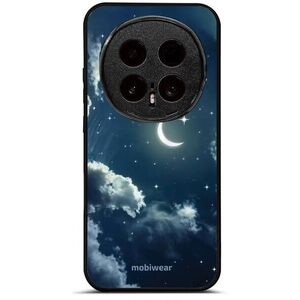 Mobiwear Glossy Honor Magic8 Pro fényes tok - G048G, éjszakai égbolt és Hold kép