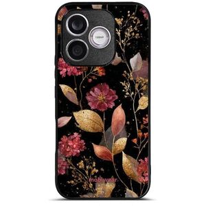 Mobiwear Glossy Honor 600 Lite fényes tok - G171G, aranyszínű levelek kép