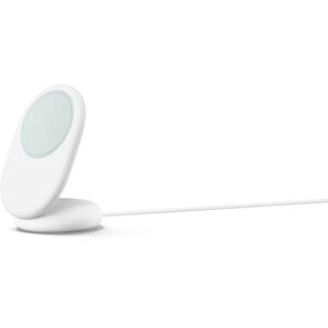 Google Wireless Charging Puck + Stand Snow kép