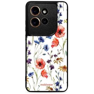 Mobiwear Glossy Motorola Edge 60 Neo fényes tok - G032G, mezei virágok kép
