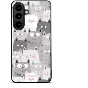 Mobiwear Glossy Samsung Galaxy S26 Plus fényes tok - G045G, macskák kép
