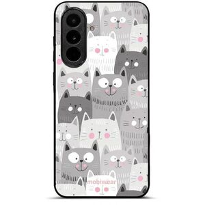 Mobiwear Glossy Samsung Galaxy A37 5G fényes tok - G045G, macskák kép