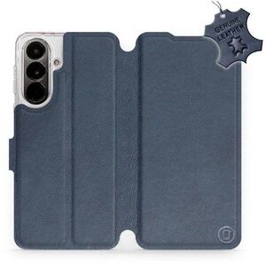 Mobiwear Kožené Flip pouzdro pro Samsung Galaxy A37 5G - modré kép