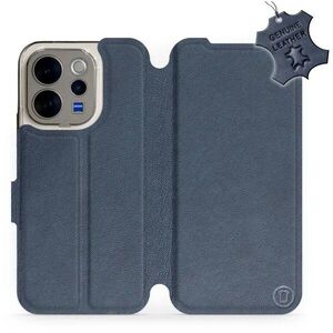 Mobiwear Kožené flip pouzdro pro Vivo V70 - modré kép