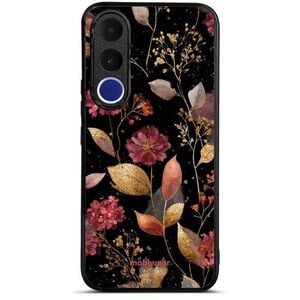 Mobiwear Glossy Vivo V70 FE fényes tok - G171G, aranyszínű levelek kép