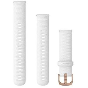 Garmin Quick Release (18 mm) szilikon - White / Rose Gold kép