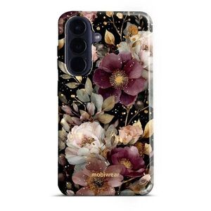 Mobiwear Odolné pouzdro Samsung Galaxy A57 5G - Elite Pro E169E Zlatavé kvítky kép