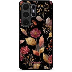 Mobiwear Glossy Samsung Galaxy S26 Ultra fényes tok - G171G, aranyszínű levelek kép