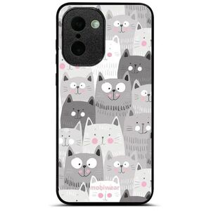 Mobiwear Glossy OnePlus 15R fényes tok - G045G, macskák kép