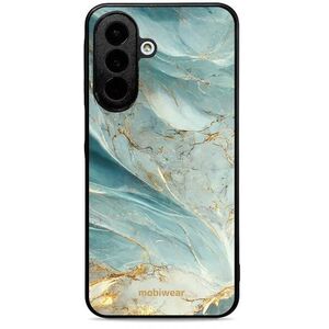 Mobiwear Glossy Samsung Galaxy A27 fényes tok - G022G, zöldes márvány kép
