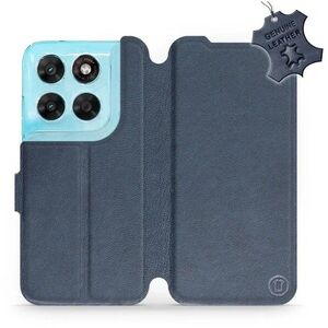 Mobiwear Kožené flip pouzdro pro Motorola Moto G87 - modré kép