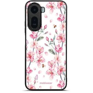 Mobiwear Glossy Xiaomi Redmi A7 Pro fényes tok - G033G, rózsaszín virágok kép