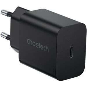 ChoeTech USB-C PD 20W Wall Charger Black kép