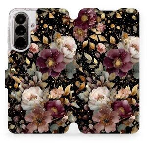 Mobiwear Flip pouzdro pro Samsung Galaxy A37 5G - V169S zlatavé kvítky kép